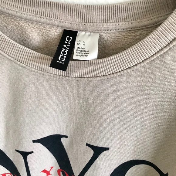 NYC color-block Sweatshirt - Picture 2 of 4